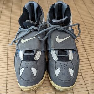 Nike Air Diamond Turf II 2 Cool Grey 487658 010 Deion Sanders Men’s Size 9